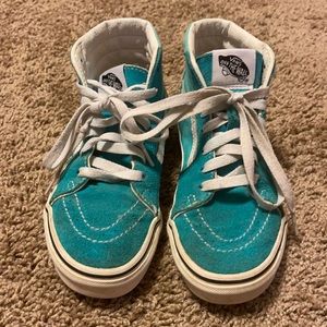 Girls hi-top Vans size 2
